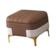 thumbnail image 5 of Reposapiés de almacenamiento Reposapiés Pequeño banco otomano de almacenamiento Taburete elegante y silencioso Marrón, 5 of 9