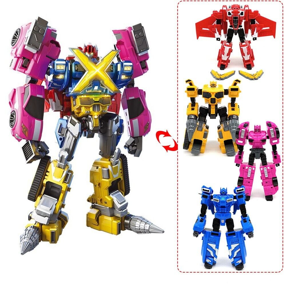Miniforce Penta X Ranger 4-in-1 Transformer Robot Figure Model Transformable Car Toys