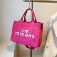 thumbnail image 3 of Bolso TheToteBag para mujer, bolso de mano portátil con letras 2023, bolso mensajero de lona de gran capacidad, 3 of 5