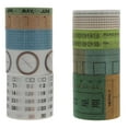 thumbnail image 3 of WORGEOUS 10 rollos de cintas de washi autoadhesivas DIY Cintas de cuaderno Ornamento DIY WASHI Cintas, 3 of 8