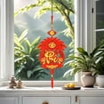 thumbnail image 2 of Chinese New Year Decorations 2025, Vietnamese Chinese Knot Pendant "Daofu" Hanging Ornaments Lunar New Year Decoration Spring Festival Pendants for Home Office Car Tree Decor, 2 of 6