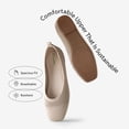 thumbnail image 3 of DREAM PAIRS Knit Ballet Flat for Women, Comfortable Square Toe Mesh Flats for Casual Dressy Work Office Shoes, 3 of 5