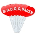 thumbnail image 1 of Darin Heart Love Cupcake Picks Toppers - Set of 6, 1 of 1