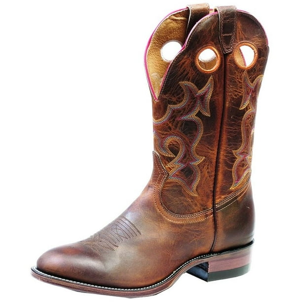 Boulet Boulet Western Boots Mens Cowboy Roper 10 3E Laid Back Tan