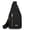 Black, variant on ROLKFUK Sling Bag for Women, Quilted Crossbody Chest Bag, Multi Pocket Oxford Shoulder Bag