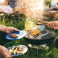 thumbnail image 4 of Sonducket Sausage Skewer Professional Hot Dog Stainless Grilling Cooking Stick Party Forks Steel Food Barbecue Meat Skewers Estufas de camping No. 4 Sonducket OD014726-04, 4 of 6