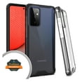 thumbnail image 2 of Xpression Cover for Apple iPhone 15 Pro Max (6.7") Frame Shockproof Hybrid Rubber Silicone Gummy TPU Clear Hard PC Back Protective Phone Case - Smoke Black, 2 of 9