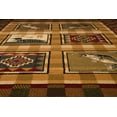 thumbnail image 3 of United Weavers Affinity Area Rug 750-04143 Lodge Stamp Brown 7' 10" x 10' 6" Rectangle, 3 of 5