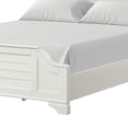 thumbnail image 3 of Kyna Queen Bed-Louvered Style and Scalloped Edges-Antique White Wood, 3 of 6