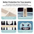 thumbnail image 3 of Tiny Teeth Travel Portable Square Jewelry Box: Storage Box, Decorative Box, and Jewelry Stand for Rings, Earrings, Necklaces, Bracelets, and More – Ideal for Girls and Women, 3 of 6