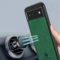 thumbnail image 2 of Feishell Support Wireless Charging Case for Google Pixel 6A,Vintage Classic PU Leather Luxury Business Cover,Soft Non-Slip Grip Anti-Scratch Shockproof Case for Google Pixel 6A, Darkgreen, 2 of 8