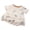 J#03-Beige, variant on ZHANGDER Toddler Girls Summer Outfits 1T 2T 3T 4T 5T T-Shirts Shorts Clothing Set Short Sleeves Cute Summer Outfits 2 Pieces Shorts Set, Blue 12-18M