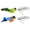Green&Beige, variant on BESTSKY 2Pcs Flapping Bird Cat Toy,Non-Damaging Feathers Bird Toy for Cats,Natural Fiber Construction Cat Bird Toy,Green&Beige