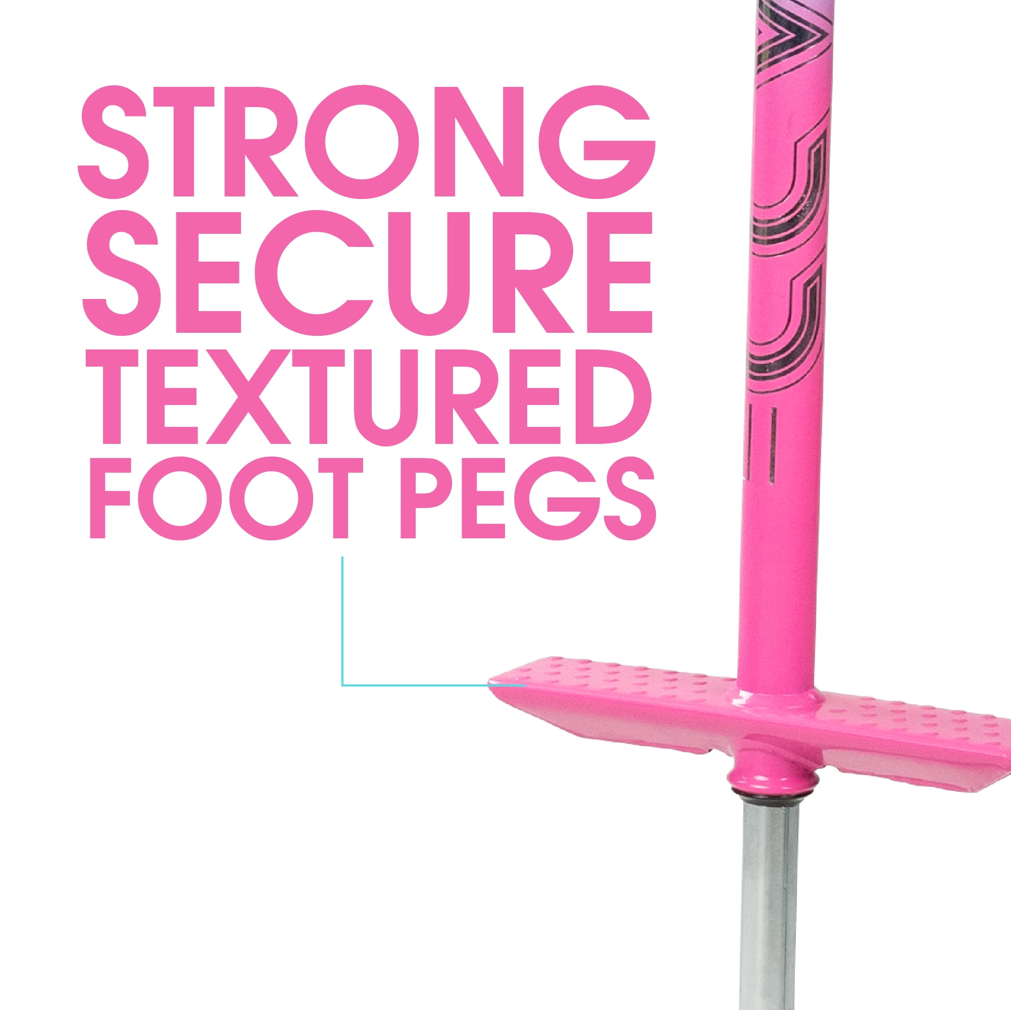 Madd Gear Pogo Stick Pink/Black- For Kids 5 and Up - Unisex