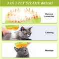 thumbnail image 2 of Steamy Cat Brush - 3 in1 Cat Steam Brush, 2024 Best Cat Steamy Brush, Rechargeable Cat Slicker Brush With Liquid Inlet, Eliminate Flying Hair and Tangled Hair, Cat Gift for Christmas (Green), 2 of 7