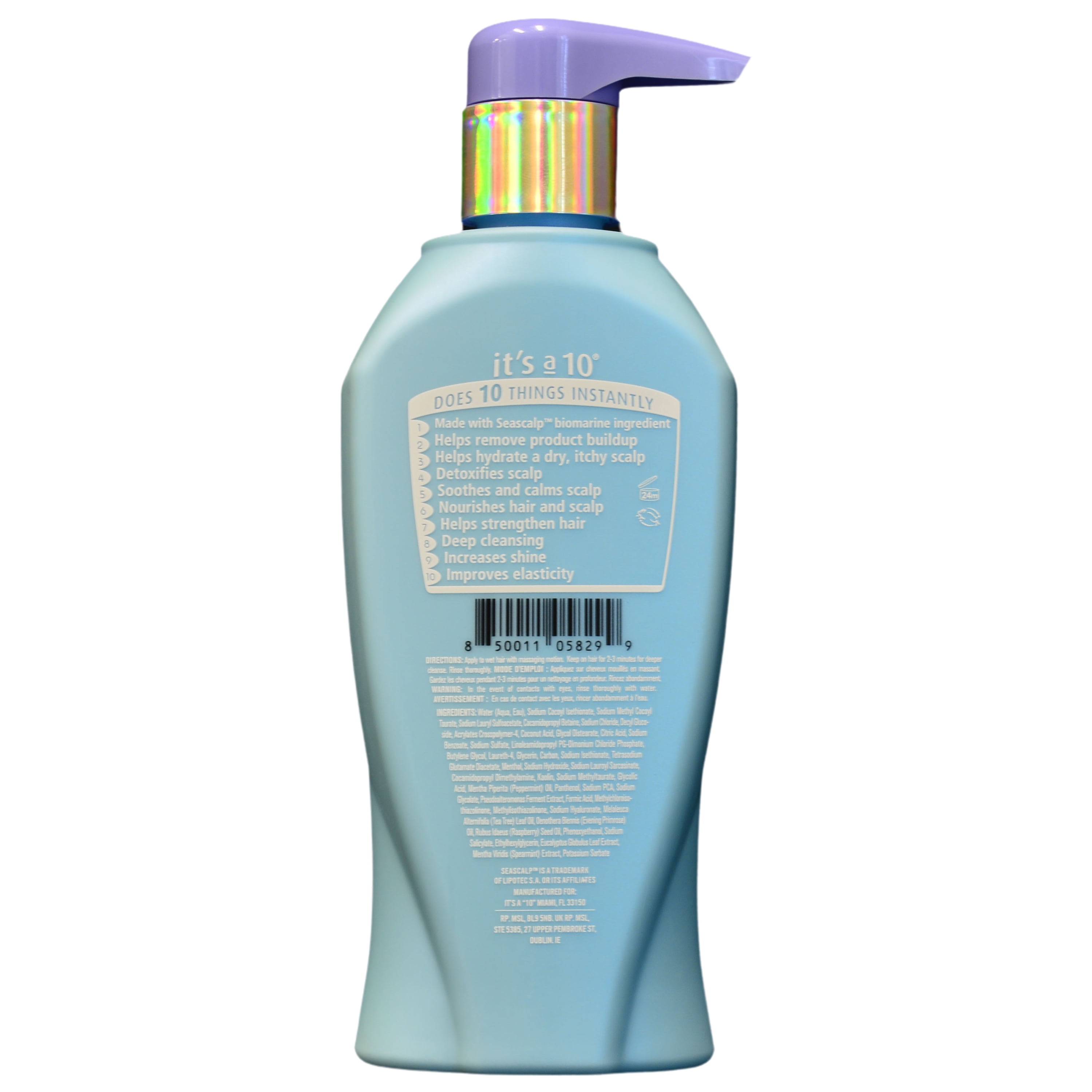 It's a 10 Scalp Restore Miracle Charcoal Shampoo 10 Oz