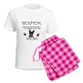 thumbnail image 5 of CafePress - Boston Terrier Mom Women's Light Pajamas - Women's Short Sleeve Print T-Shirt and Pants Light Cotton Pajama Set, 5 of 7
