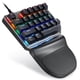 thumbnail image 1 of Teclado Motospeed K27 Teclado mecánico de una mano 27 teclas Teclado para juegos por cable LED Efecto de luz mixta Interruptores mecánicos azules MOTOSPEED Teclado, 1 of 6