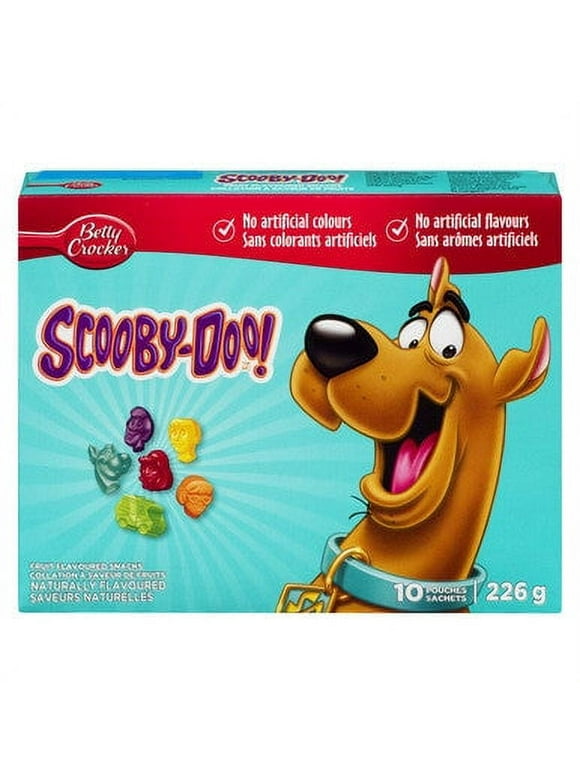 Betty Crocker Fruit Snacks Scooby Doo, 10ct, 226g/8oz. (Imported from Canada)