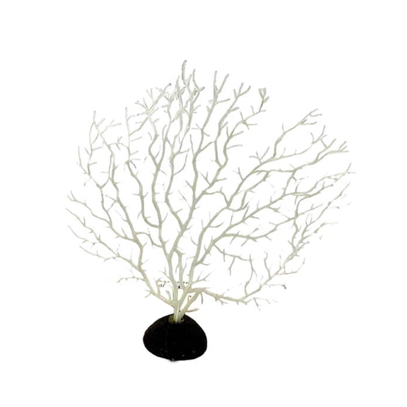 COOLHOOD Faux Corals Decors Artificial Corals Branch Decors Sea Fan Corals Decorations Aquariums Ornament Fish Tanks Landscape
