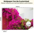 thumbnail image 3 of Peel and Stick Wallpaper Canvas Bougainvillea flowers Modern Art Wall Mural Decor Self Adhesive and Removable 100in x 144in, 3 of 8