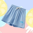 thumbnail image 2 of Fjofpr Summer Clothing Kids Sports Shorts Toddler Boys 2-10 Years Summer Girls Shorts Thin Five-quarter Pants Baby Children Wear Casual Sports Pants, 2 of 7