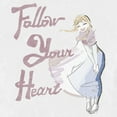 thumbnail image 2 of Toddler's Frozen Anna Follow Your Heart  Graphic Tee White 3T, 2 of 3