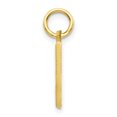 thumbnail image 2 of 10k Yellow Gold Dainty Letter J Initial Name Monogram Necklace Charm Pendant, 2 of 7