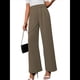 thumbnail image 1 of Pantalones de Trabajo Elásticos de Pierna para Mujer, Pantalones de Vestir, Pantalones Casuales de Negocios de Cintura Alta, Pantalones de Vestir Marrón XS, 1 of 9