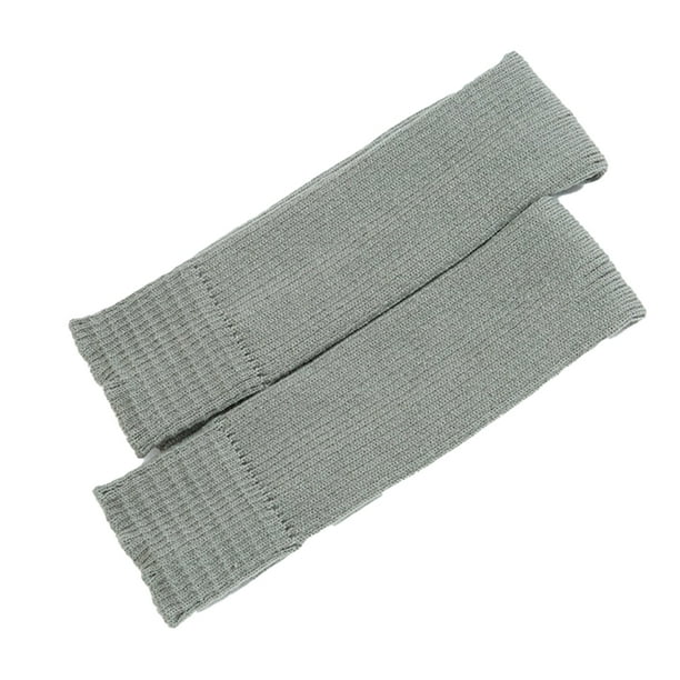 Inteprter 1 par de calentadores de piernas para mujer, diferentes colores, calcetines de pila fáciles de usar Suministros térmicos Gris claro Inteprter HA059251-03