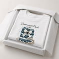 thumbnail image 4 of Denim and Pearls Graphic T-Shirt, Short Sleeve Crew Neck Casual Tee, 4 of 9