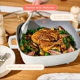 thumbnail image 4 of Beautiful 5-in-1, 12" x 12" Detachable Electric Skillet with EverGood™ Ceramic Nonstick Coating, White Icing by Drew Barrymore, 4 of 14