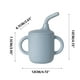 thumbnail image 2 of Vaso de silicona de grado alimenticio con pajita y asas para bebés | Diseño antiderrames y a prueba de fugas | Vaso de entrenamiento extraíble para bebés de 4 meses o más | Apto para lavavajillas y, 2 of 5