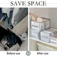 thumbnail image 3 of Drawer Organizers for Clothing Wardrobe Clothes Organizer for Drawers Clothes Storage Bins, 3 of 5