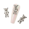 thumbnail image 1 of Nail Bear Jewelry Accesorios para uñas Love Bear Metal Diamond Nail Jewelry 20PCS Wmkox8yii  hjk4669, 1 of 1