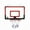 red, variant on Mini Basketball Hoop for Kids Adults Indoor Small Basketball Hoop for Door Wall Mounted and Room Shooting Ball Sport Game Set