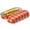 Orange, variant on NOGIS Paper Hot Dog Trays Disposable (200-Count) 5.5 Inch Fluted Hot Dog Wrapper Holder Food Boats Small Trays for To Go Hot Dogs, Taco, Snacks