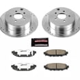 thumbnail image 3 of PowerStop Rear Z26 Street Warrior Carbon-Fiber Ceramic Brake Pad and Drilled and Slotted Rotor Kit Fits: SUBARU Select Models K6107-26, 3 of 9
