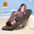 thumbnail image 3 of LAORENTOU Sandalias antideslizantes para hombre, zapatos de playa cómodos resistentes al desgaste, verano, 3 of 4