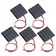 thumbnail image 2 of 5Pcs Mini Solar Panel Power Supply Module Board with 30CM Red Black Line DC2V 150mA, 2 of 5