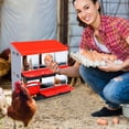 thumbnail image 3 of Royalbelle Boîtes de Nidification pour Poules Rouges à 6 Compartiments, Acier Galvanisé Antirouille, 3 of 8