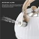 thumbnail image 4 of Inteprter Hervidor de agua 3.5L Calabaza de gran capacidad Caldera de calentamiento de agua de acero inoxidable con mango de nylon anti-escaldado Tapa de Barra de herramientas Blanco Inteprter HA026578-01, 4 of 6