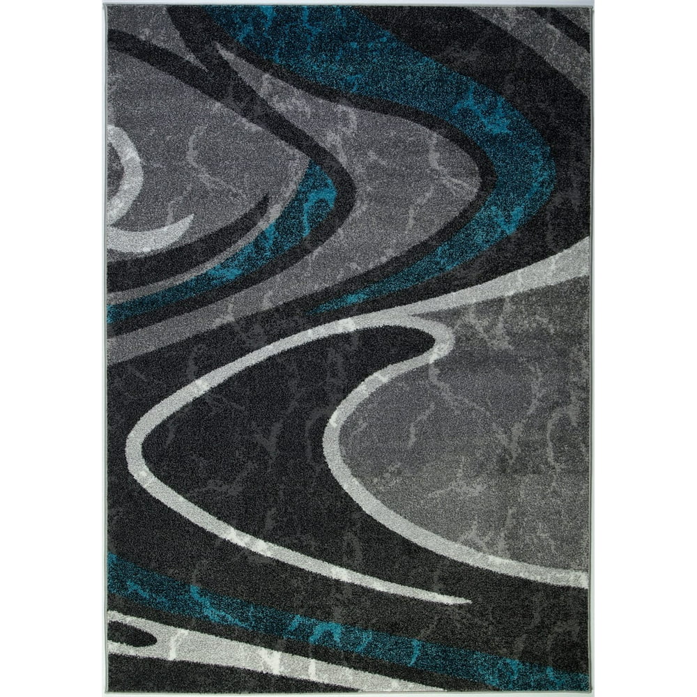 Ladole Rugs Innovative Boston Collection Spirals Abstract Pattern Area