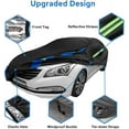 thumbnail image 4 of Car Cover Waterproof All Weather for Automobiles, Outdoor Heavy Duty Full Exterior Covers for Sedans(178"-185"), 4 of 17