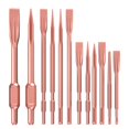 thumbnail image 1 of 12 Piezas de Cincel de Martillo Eléctrico Reforzado con Rosa, Broca de Ranura para Ranurar en Hormigón y Mampostería, 1 of 5