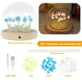 thumbnail image 2 of AMERTEER LED Simulation Tulip Night Light Table Lamp Ornaments for Home Living Room Desktop Decor, 2 of 5
