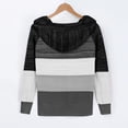 thumbnail image 5 of IROINID Liquidation Hauts Grande Taille pour Femmes, Pull Imprimé de Noël, Col Rond, Manches Longues, Boutons, Noir, 5 of 5