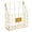 Gold, variant on Mfigree Wall-Mounted Metal Magazine Rack - Mesh Hanging File Organizer for Mail, Documents, Home Office & Entryway, Durable Wall Decor for Living Room Storage Solutions