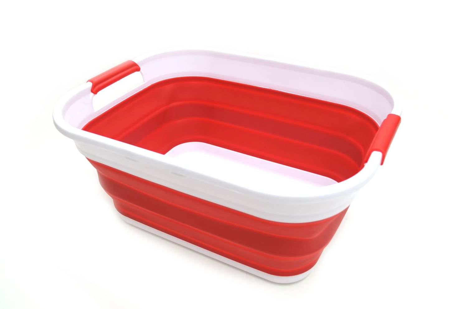 SAMMART Collapsible Plastic Storage Basket for Trunk of Car Foldable