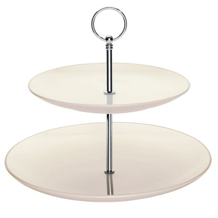 Noritake Colorwave White Two Tier Hostess Tray